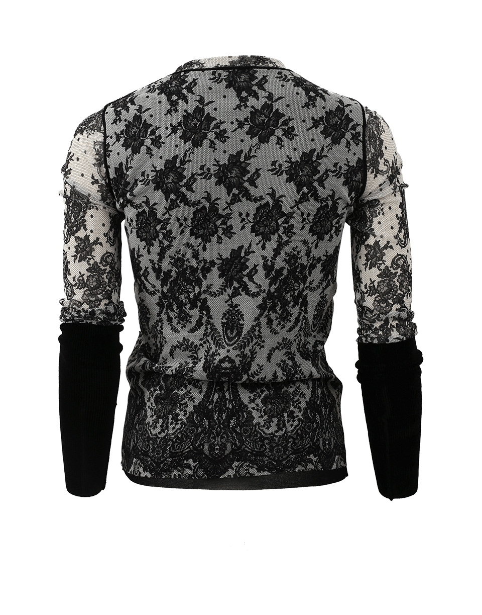 FUZZI-Floral Lace Cardigan-
