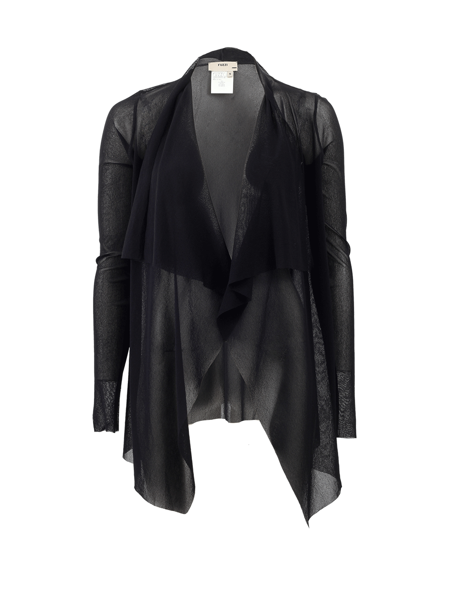 FUZZI-Drape Front Cardigan-