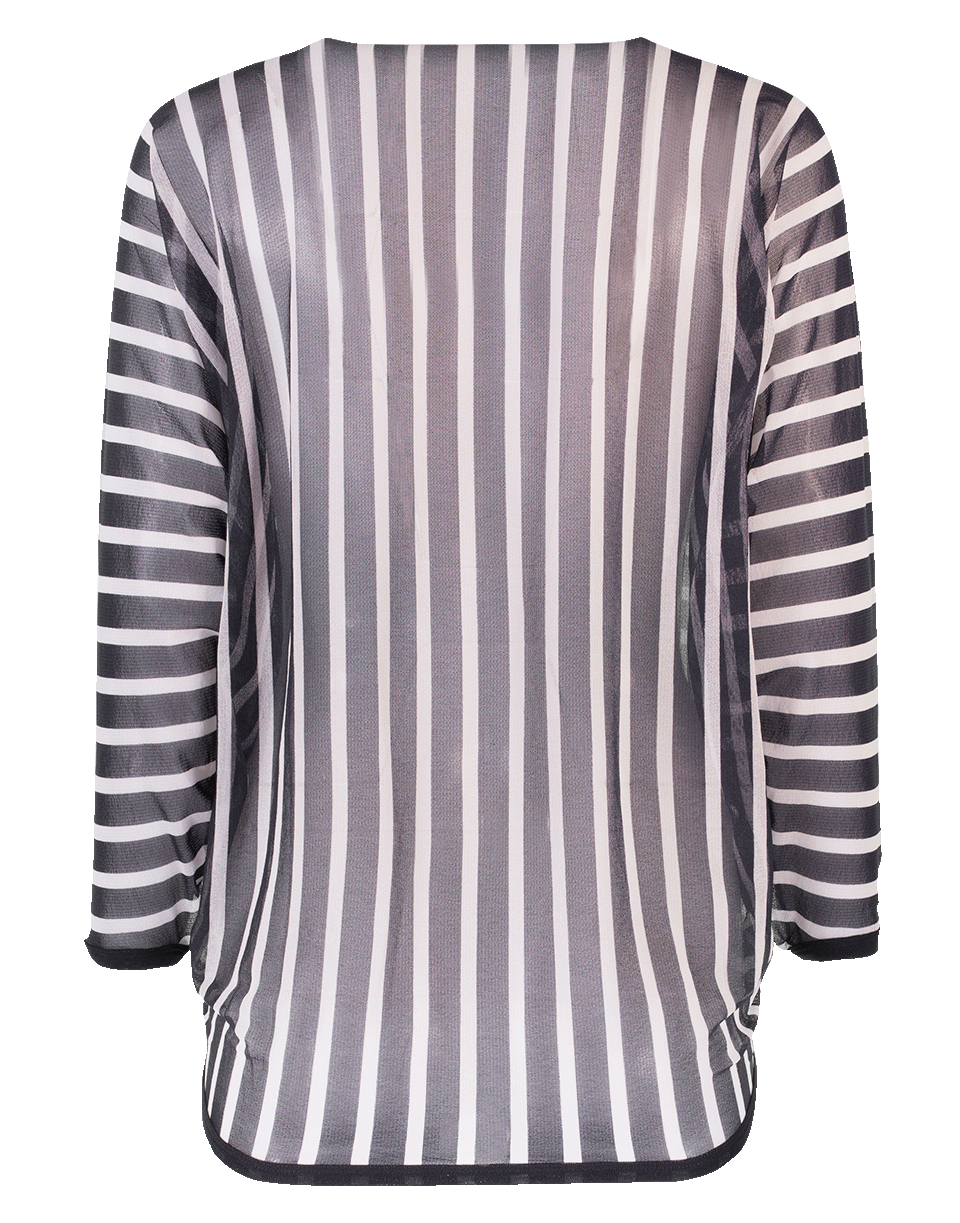 FUZZI-Striped Cardigan-