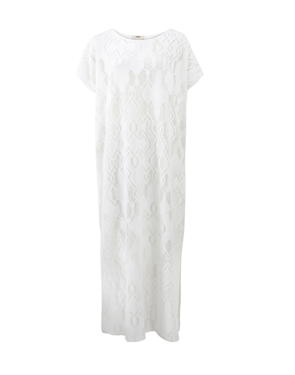FUZZI-Long Lace Caftan-