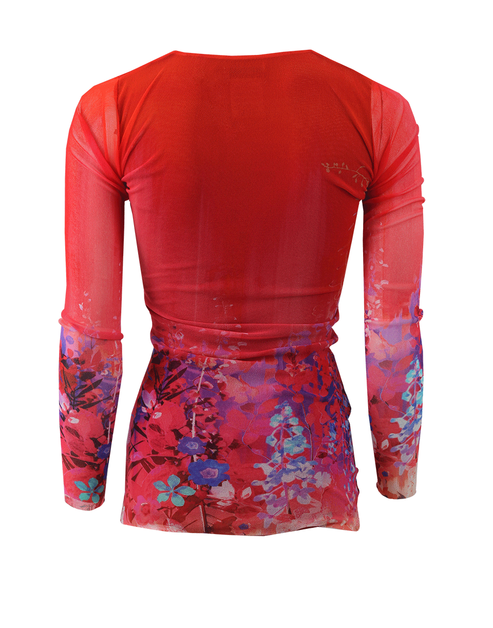 FUZZI-Floral Print Top-