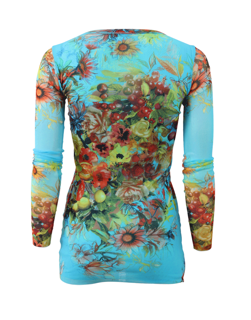 FUZZI-Embroidered Floral Top-