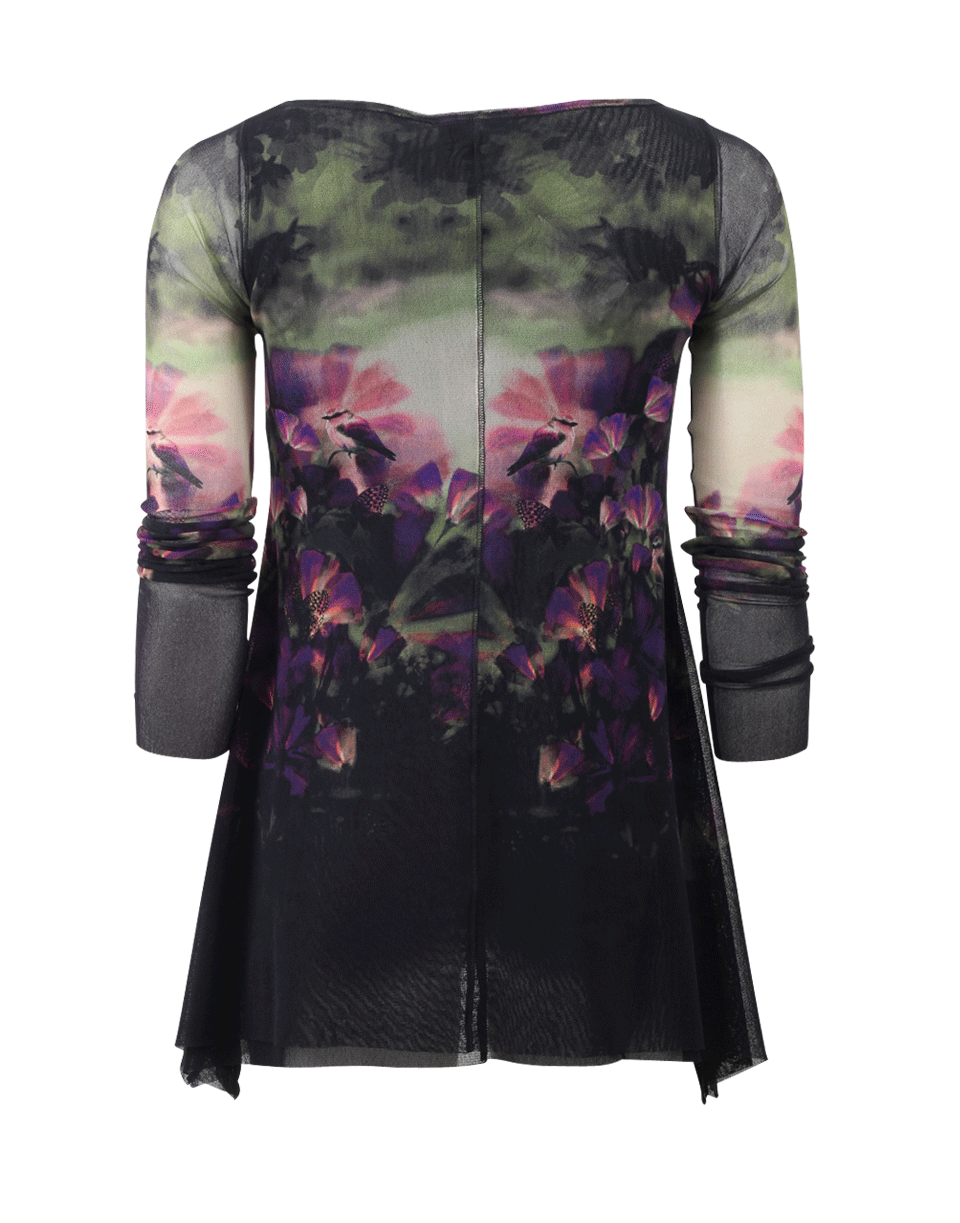 FUZZI-Floral Print Top-