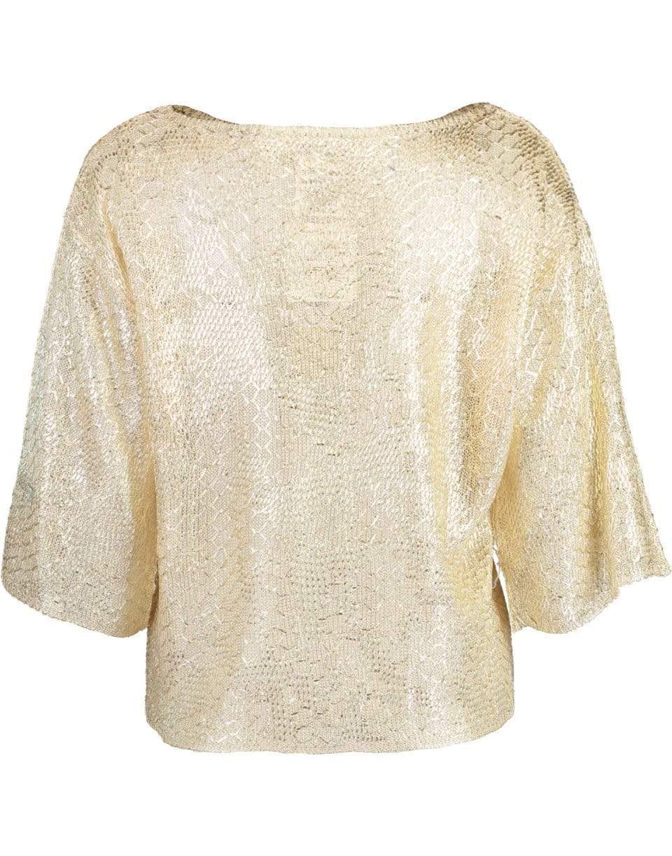 FUZZI-Maglia Metallic Sweater-