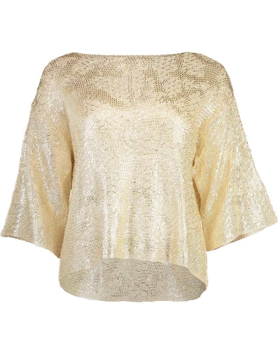 FUZZI-Maglia Metallic Sweater-