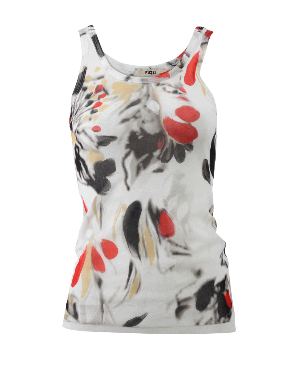 FUZZI-Cigno Print Tank-
