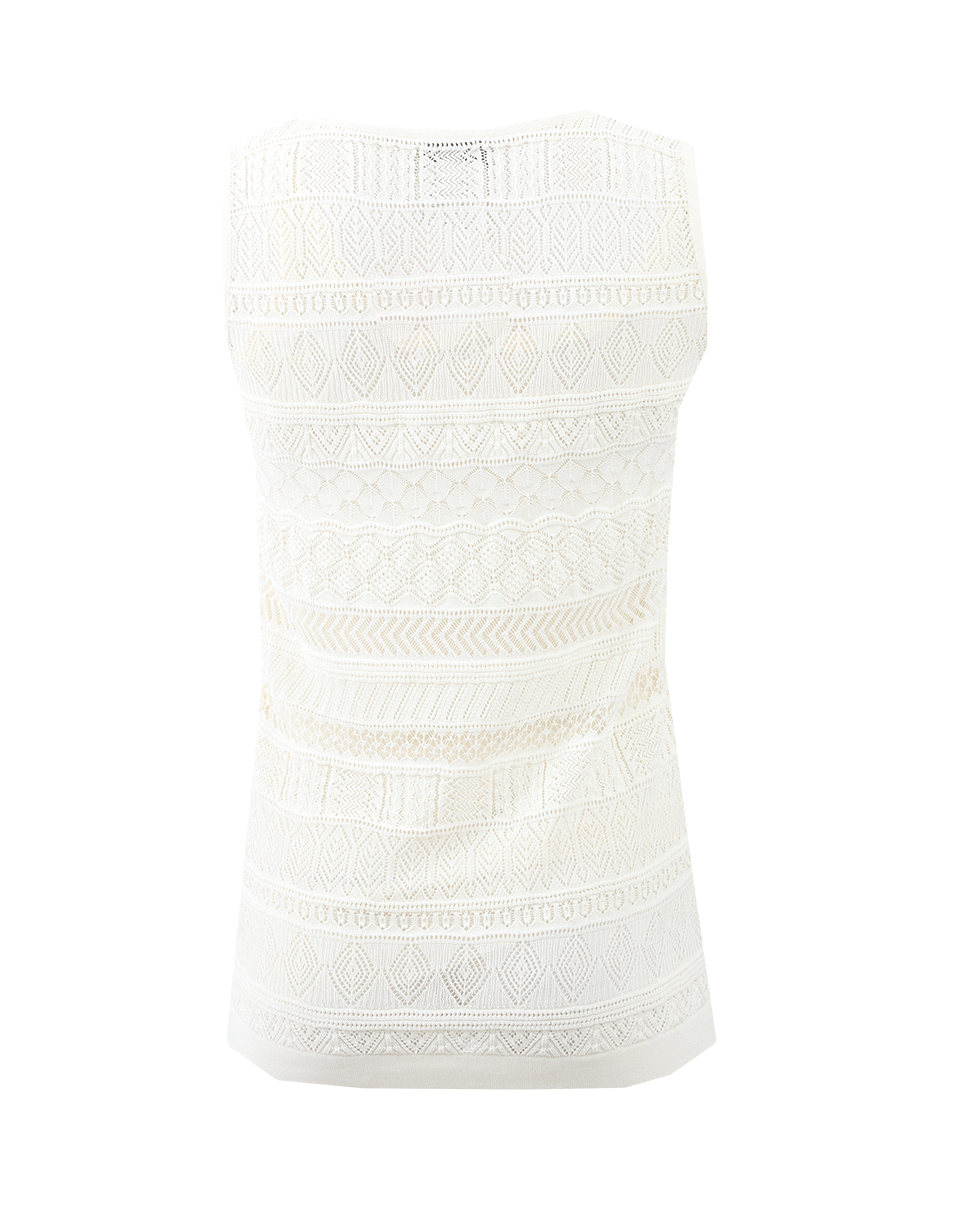 FUZZI-Scoopneck Crochet Tank-
