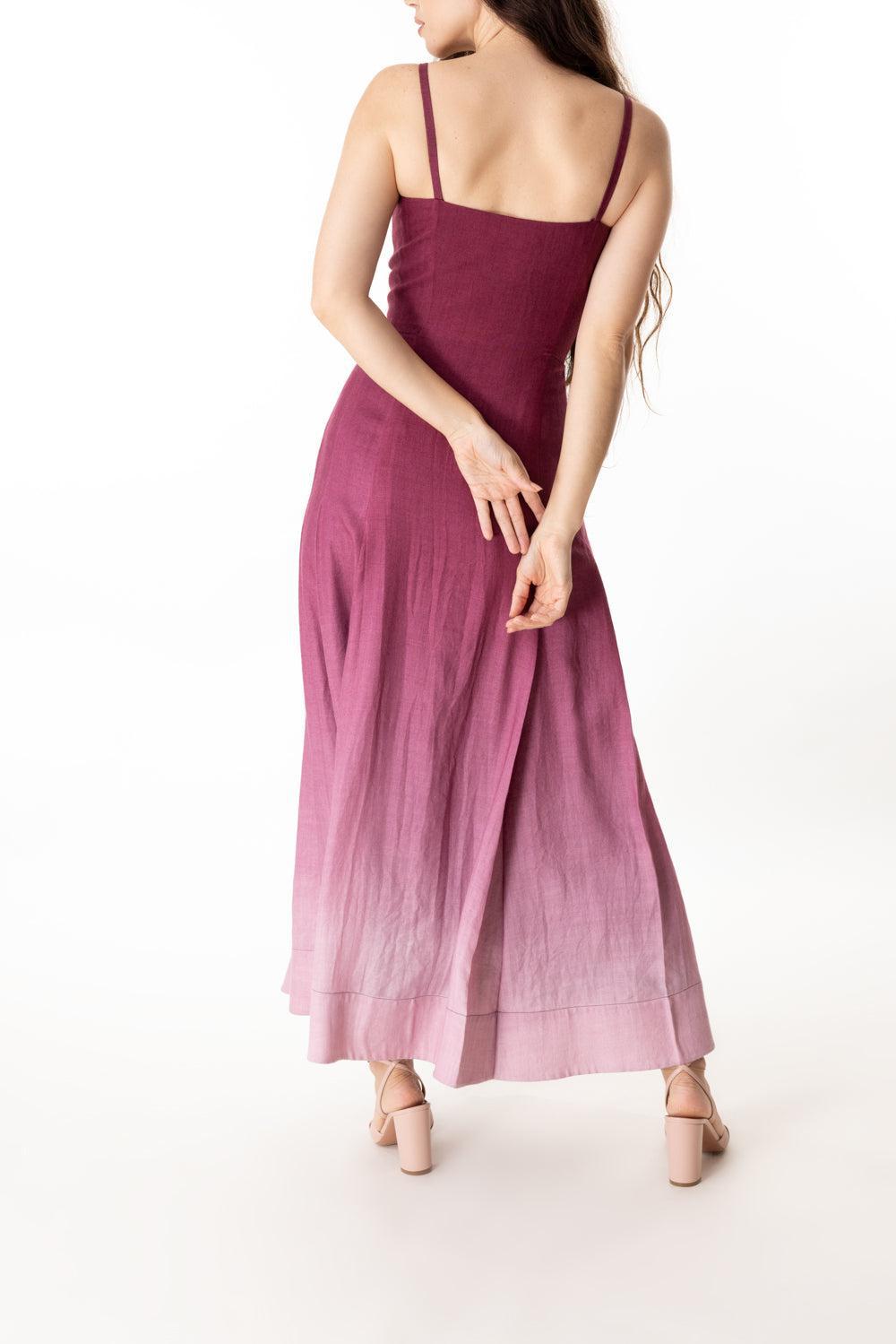 Magritte Dress-BORDEAUX-38-CLOTHINGDRESSCASUAL-GABRIELA HEARST