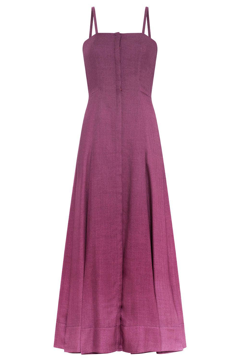 Magritte Dress-BORDEAUX-38-CLOTHINGDRESSCASUAL-GABRIELA HEARST