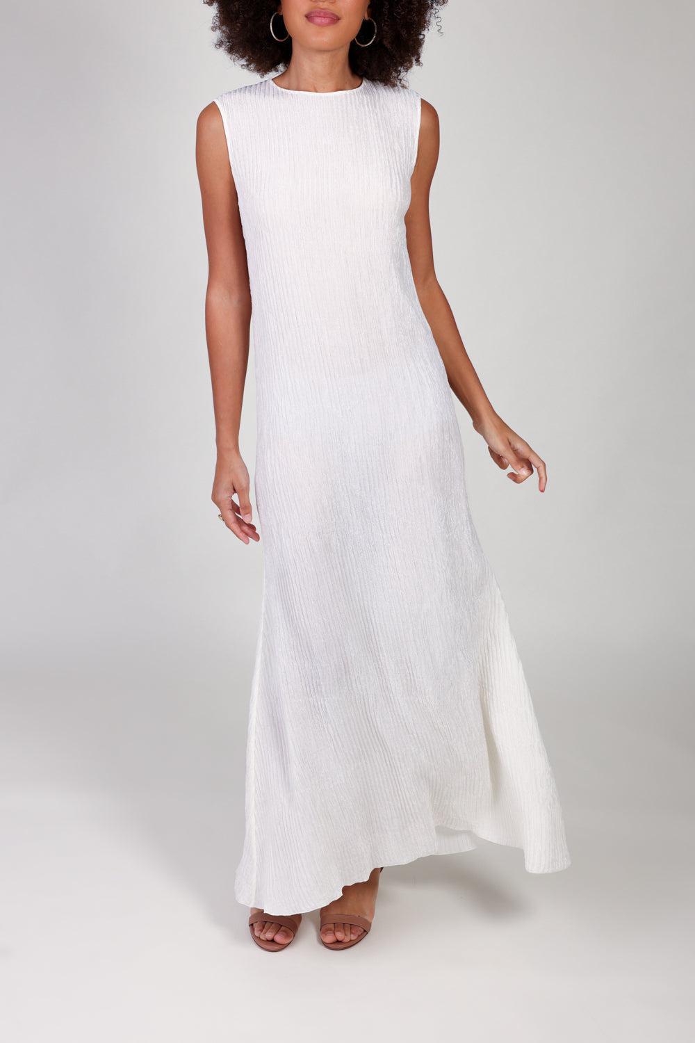 CARLING DRESS - IVORY-IVORY-40-CLOTHINGDRESSCASUAL-GABRIELA HEARST