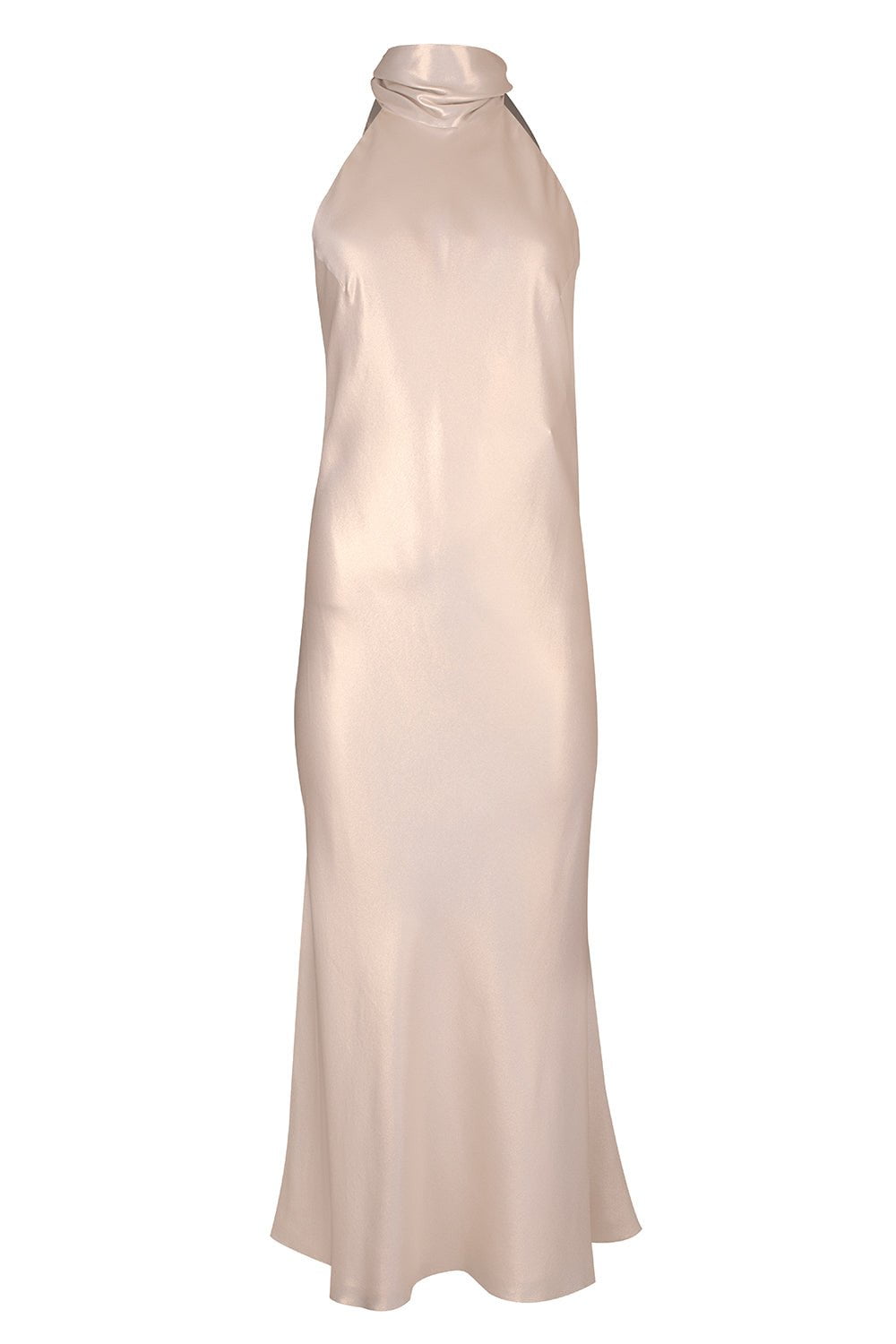 GALVAN LONDON-Cropped Sienna Dress - Champagne-