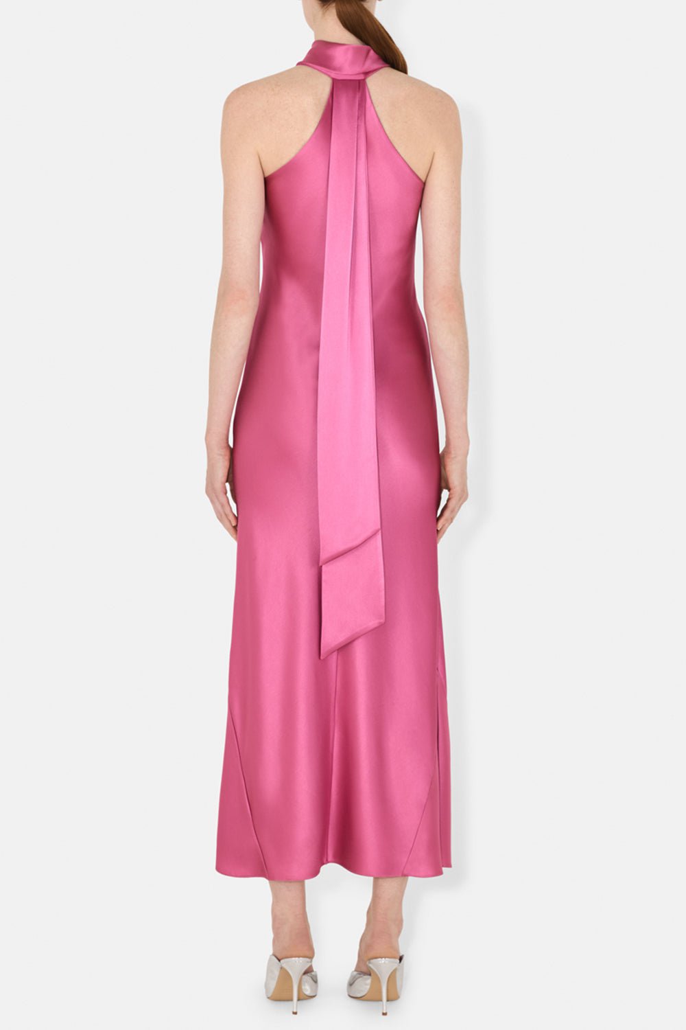 GALVAN LONDON-Cropped Pandora Dress - Magenta-