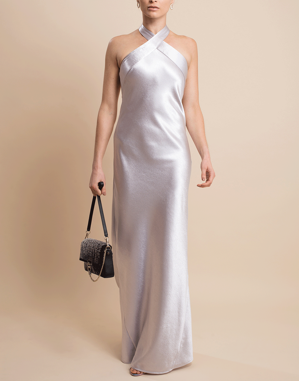 GALVAN LONDON-Metallic Eve Dress-