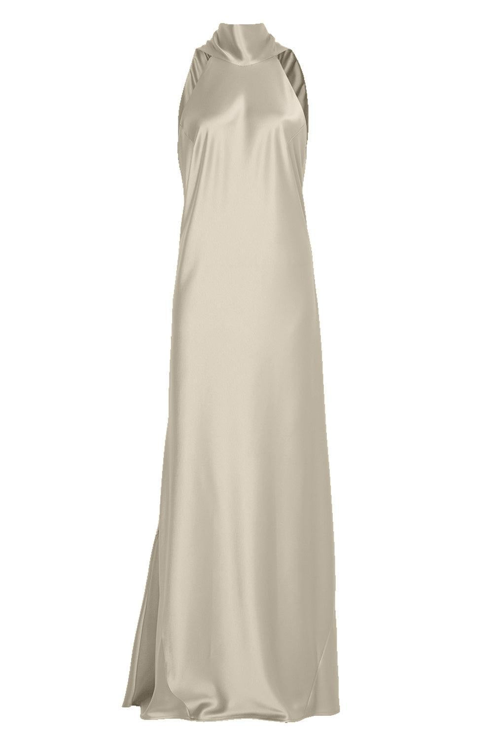 Sienna Gown - Sand-SAND-34-CLOTHINGDRESSGOWN-GALVAN LONDON