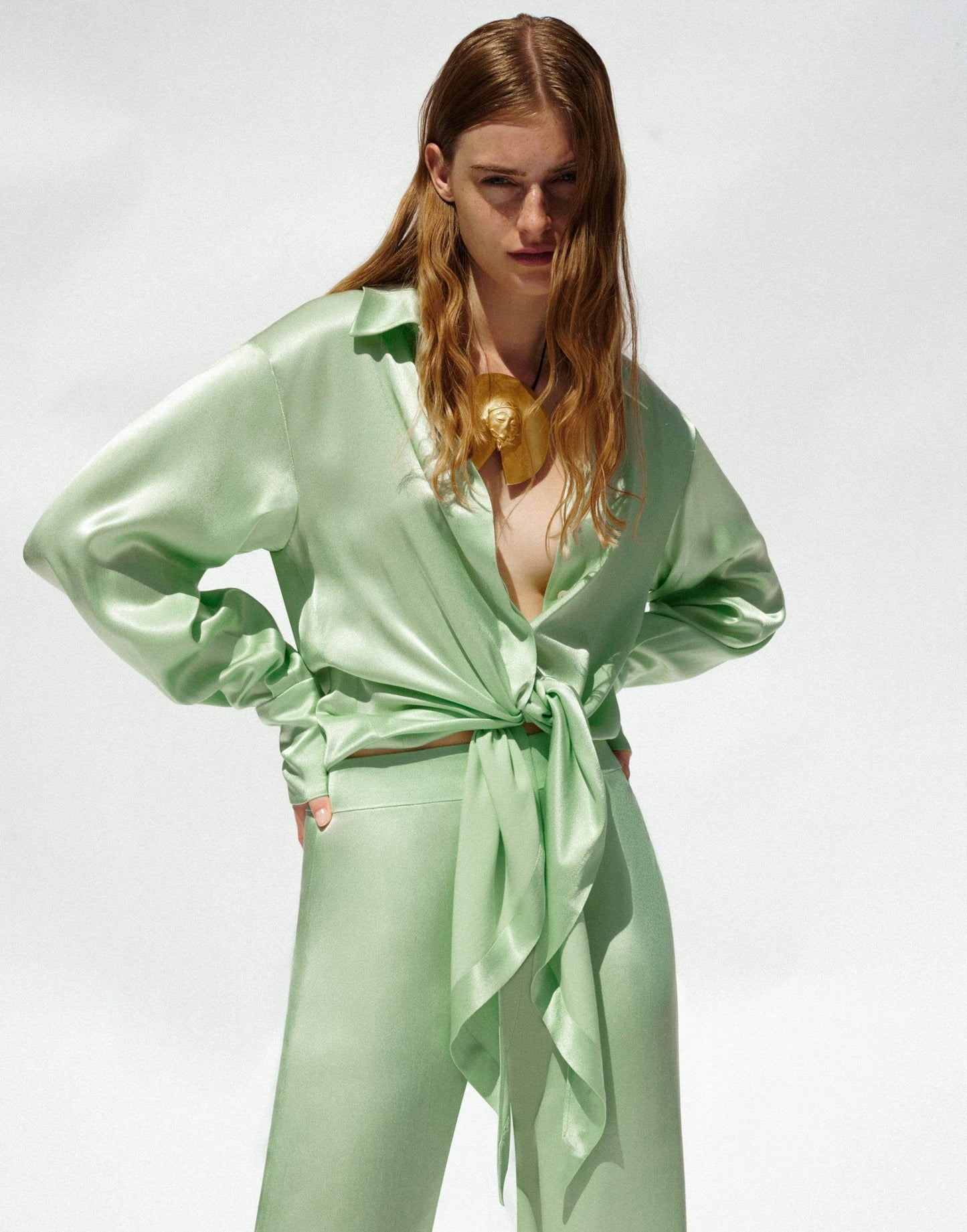 GALVAN LONDON-Long Sleeve Lido Blouse-