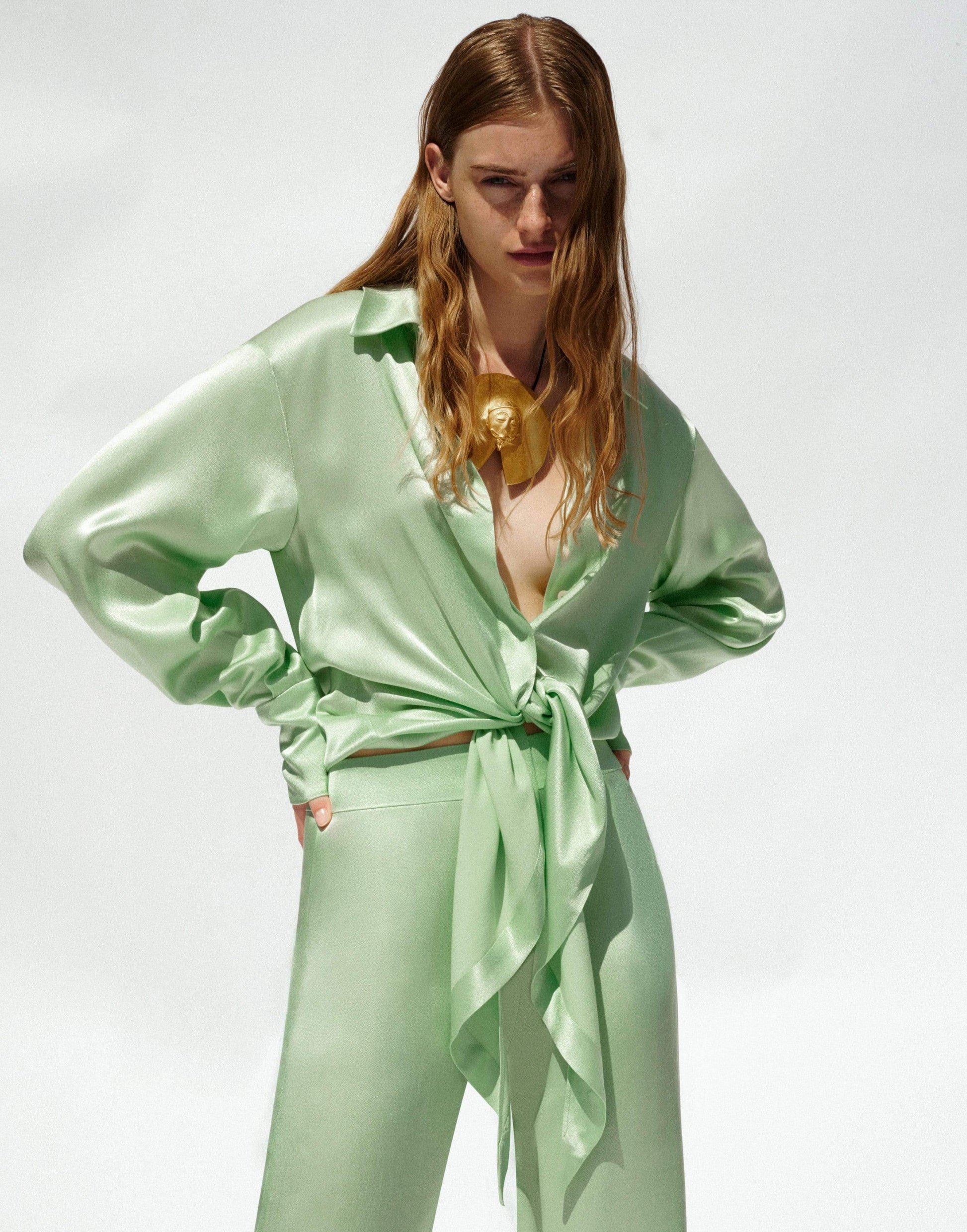 GALVAN LONDON-Long Sleeve Lido Blouse-