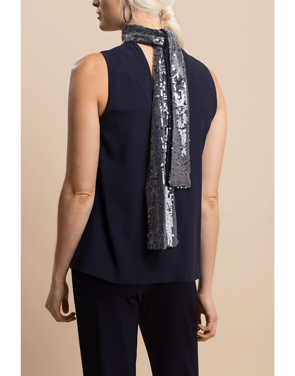 GALVAN LONDON-Sequin Cortado Top-