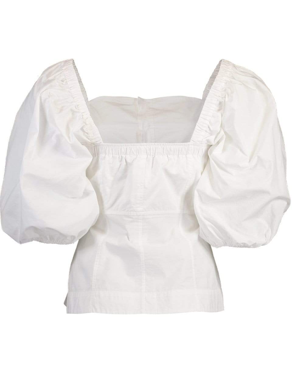GANNI-Cotton Poplin Blouse-