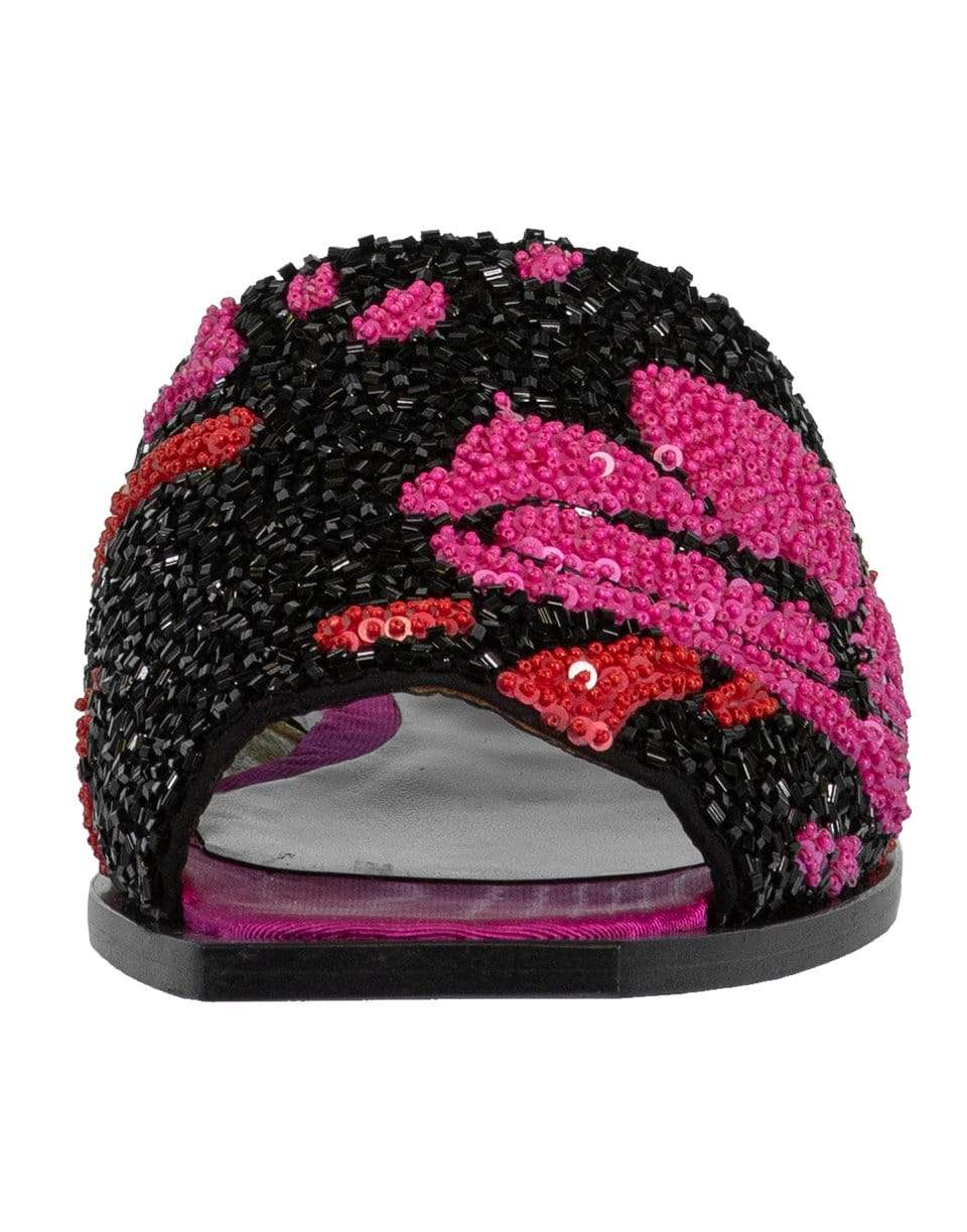 GANNI-Beaded Flat Slipper-