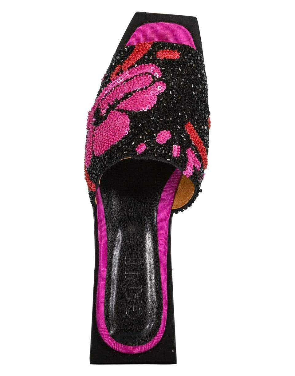GANNI-Beaded Flat Slipper-