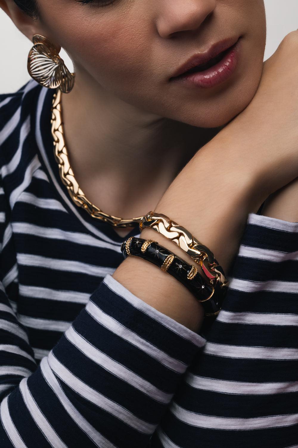 Idra Bracelet-BLACK-JEWELRYBOUTIQUEBRACELET O-GAS BIJOUX