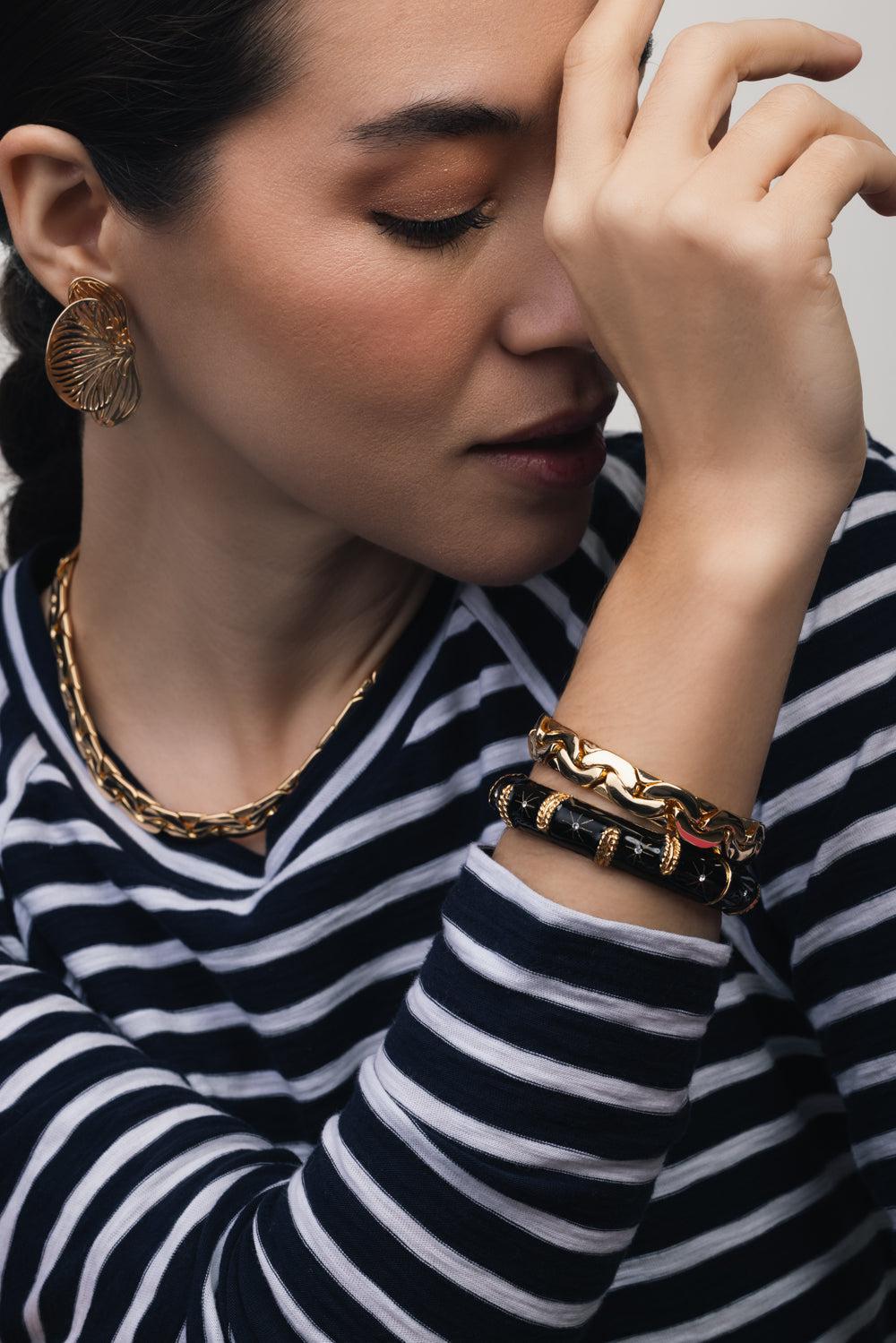 Idra Bracelet-BLACK-JEWELRYBOUTIQUEBRACELET O-GAS BIJOUX