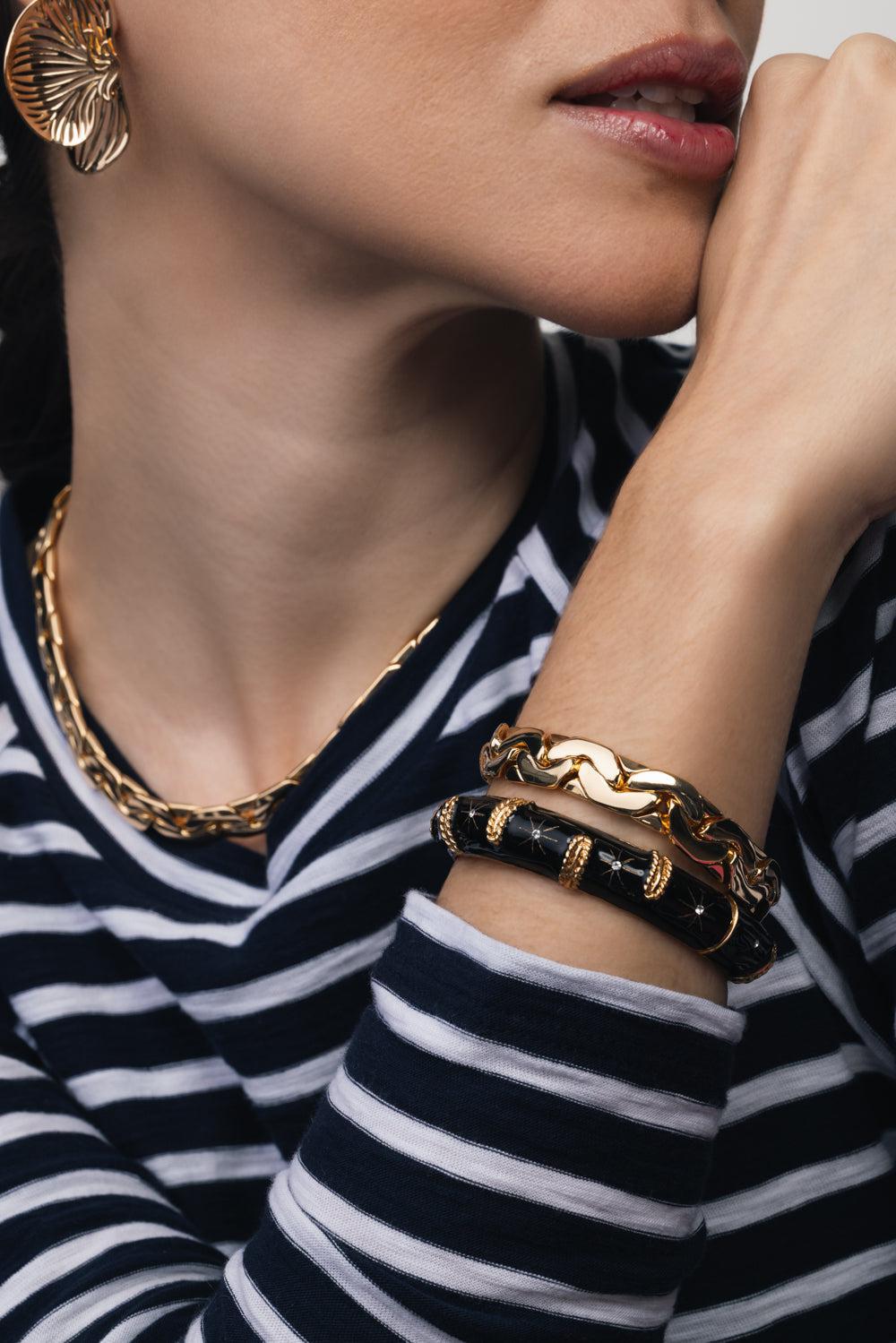 Idra Bracelet-BLACK-JEWELRYBOUTIQUEBRACELET O-GAS BIJOUX