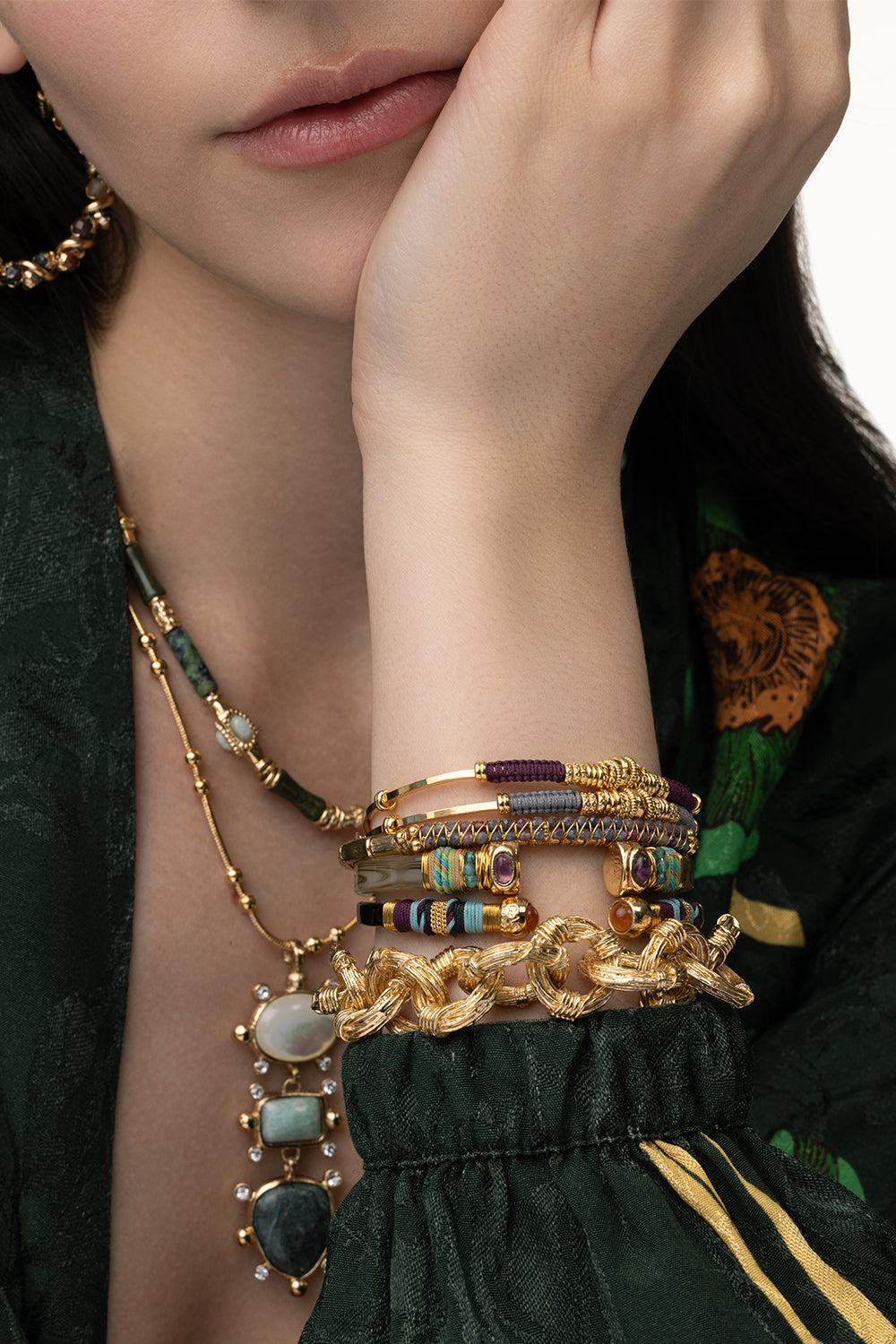 Sari Bracelet-BLACK-JEWELRYBOUTIQUEBRACELET O-GAS BIJOUX