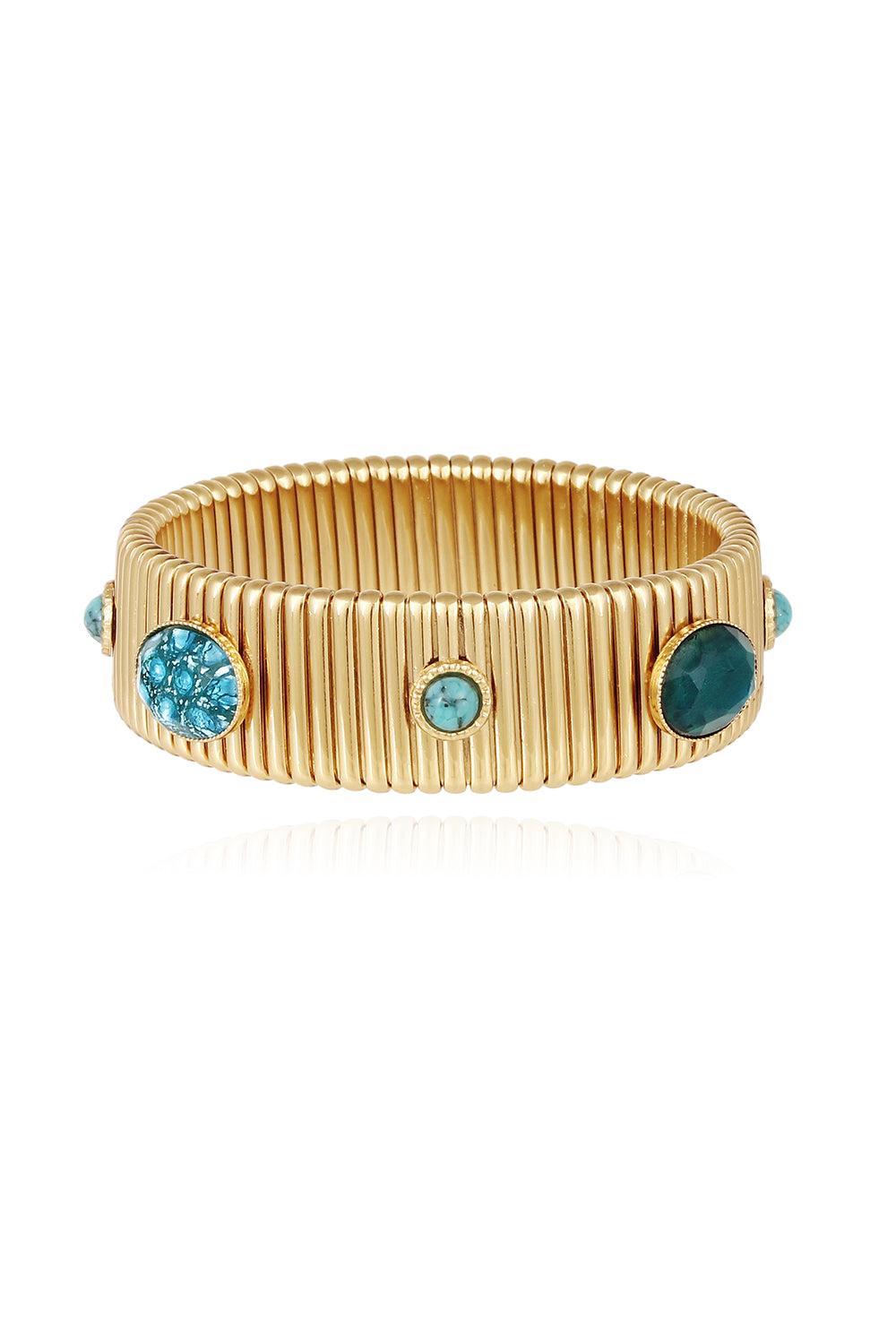 Medium Strada Bracelet - Blue-BLUE-JEWELRYBOUTIQUEBRACELET O-GAS BIJOUX