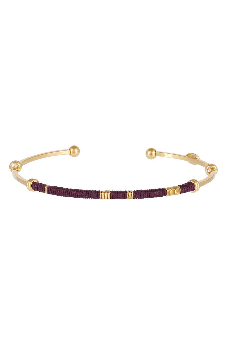 Zanzibar Bracelet-BRGNDY-JEWELRYBOUTIQUEBRACELET O-GAS BIJOUX