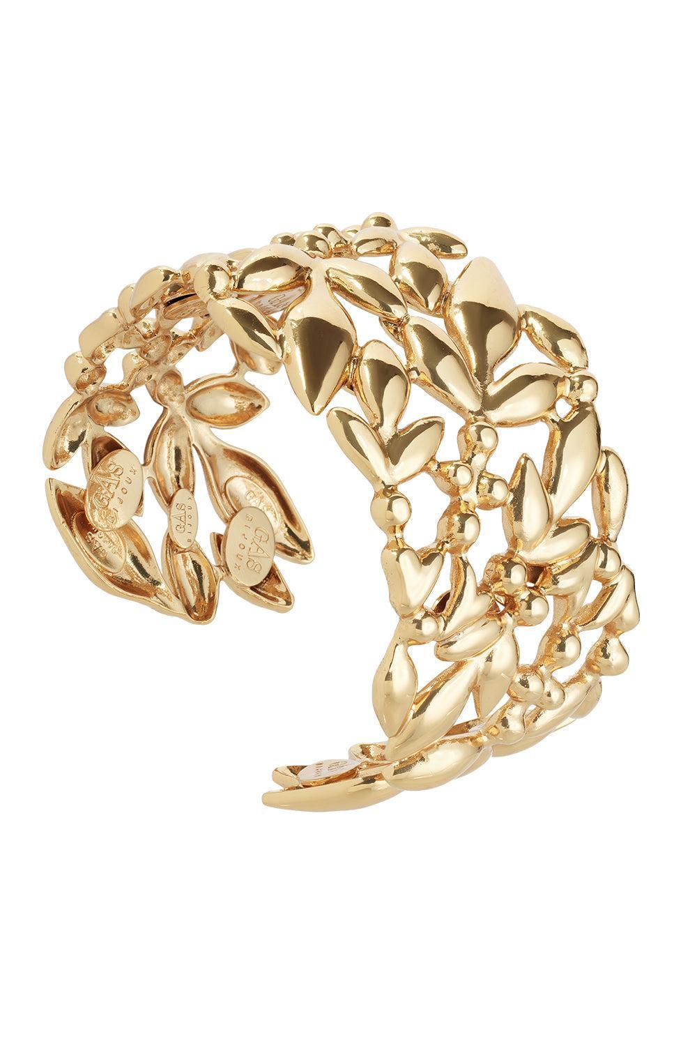 Olea Cuff Bracelet-GOLD-JEWELRYBOUTIQUEBRACELET O-GAS BIJOUX