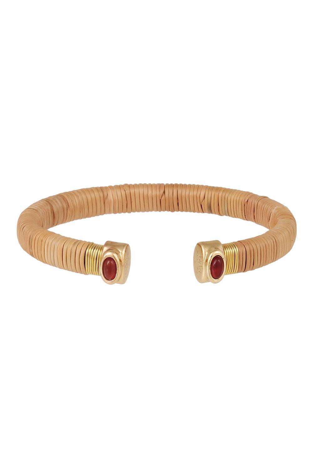 Sarina Wicker Bracelet-ORANGE-JEWELRYBOUTIQUEBRACELET O-GAS BIJOUX
