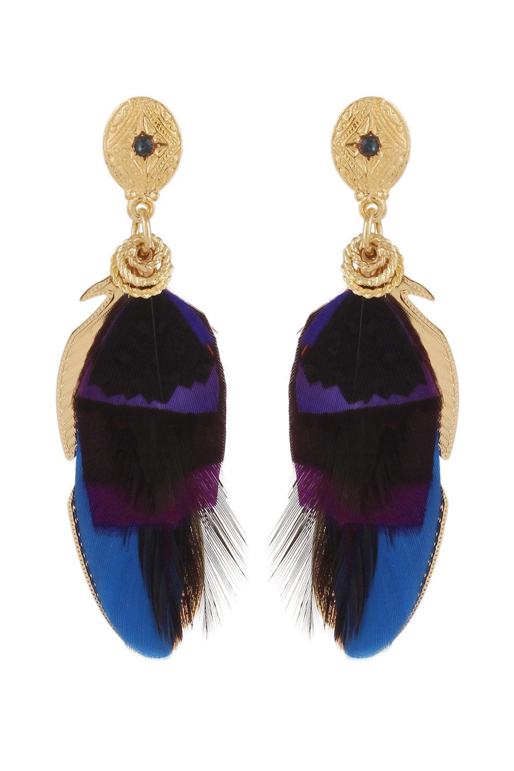 Blue Green Sao Earrings-BLUE/GREEN-JEWELRYBOUTIQUEEARRING-GAS BIJOUX