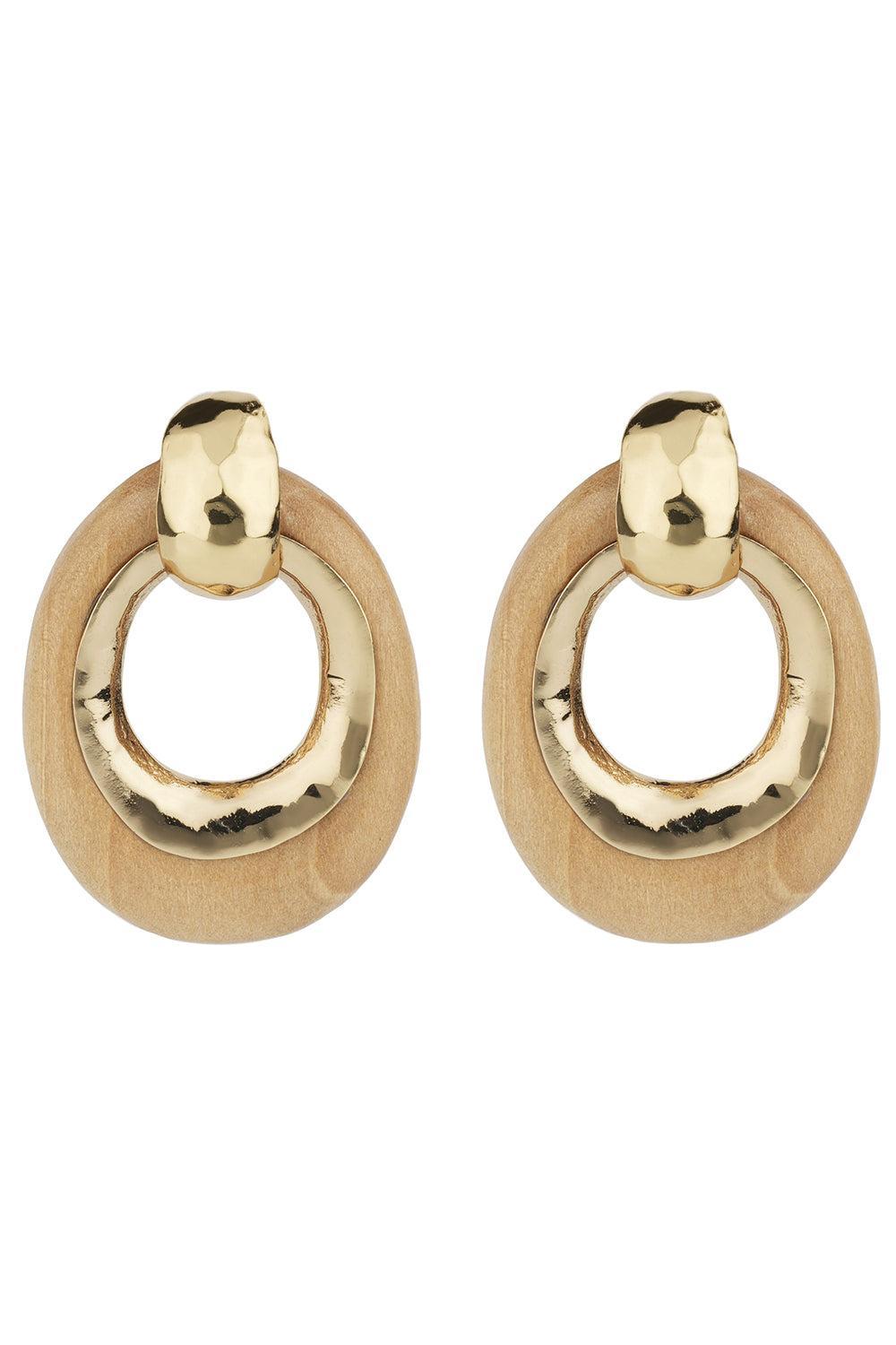 Brown Selva Earrings-BROWN-JEWELRYBOUTIQUEEARRING-GAS BIJOUX