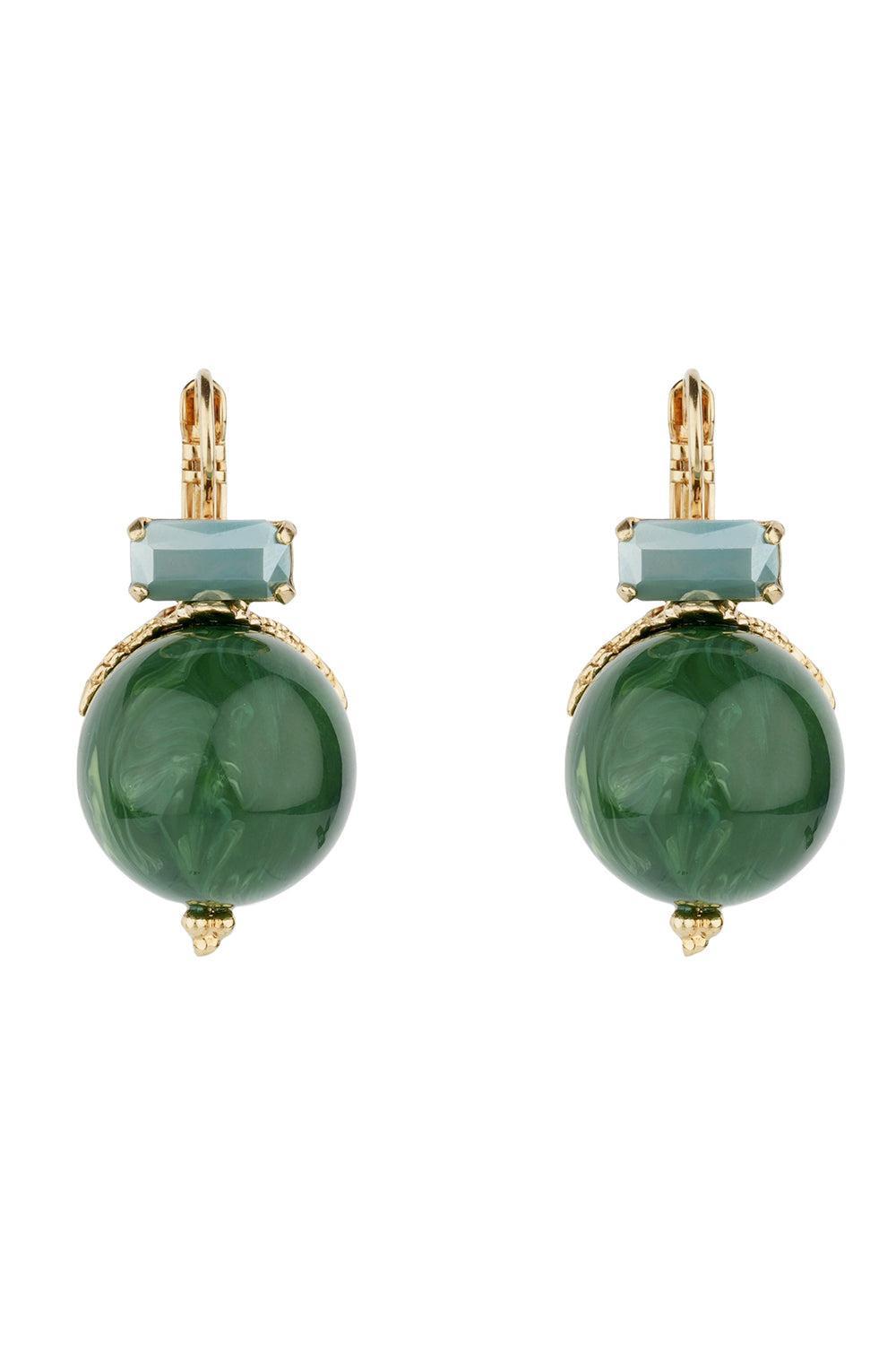 Malachite Turquoise Decalcia Earrings-GREEN-JEWELRYBOUTIQUEEARRING-GAS BIJOUX