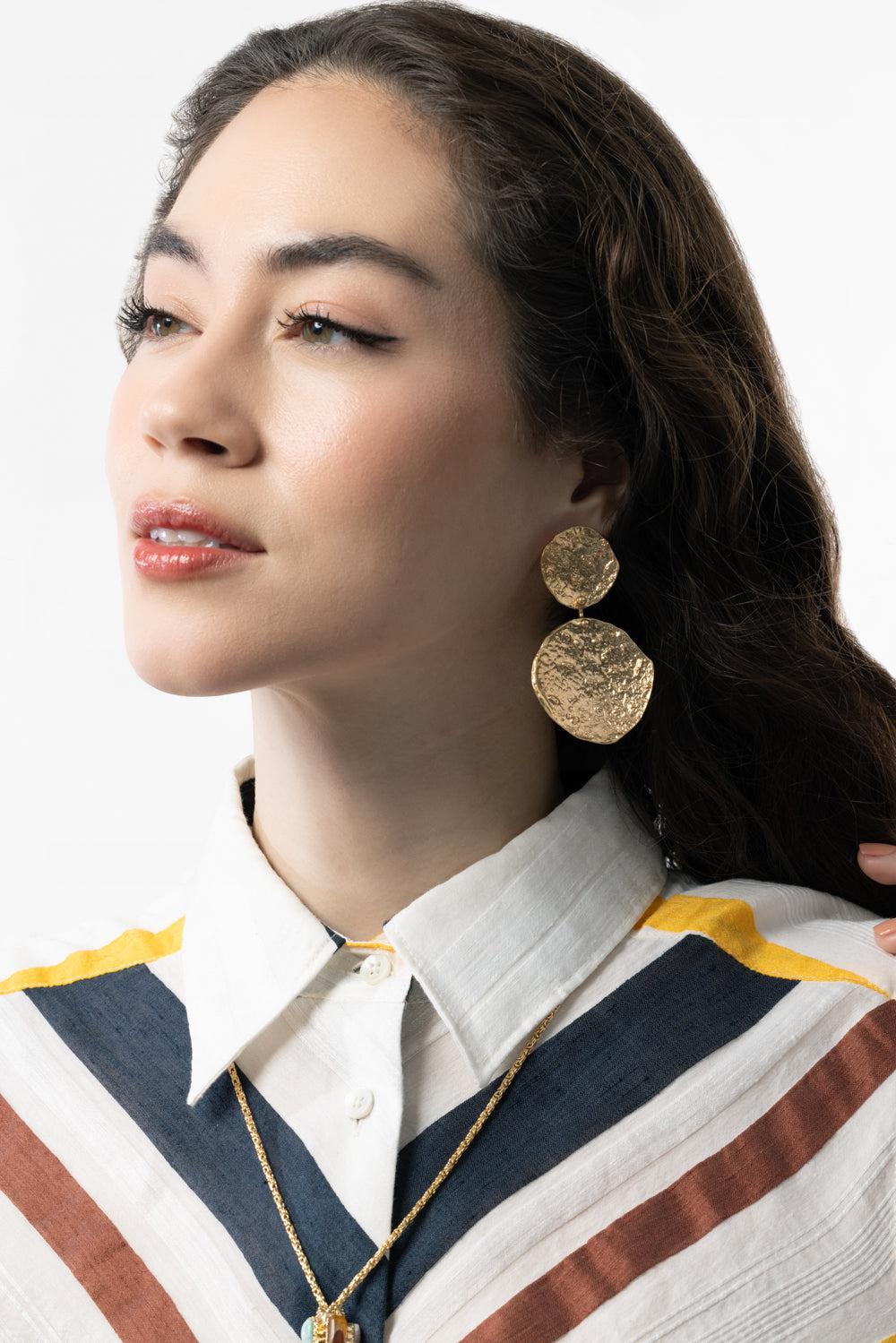 Large Eclipse Earrings-YELLOW-JEWELRYBOUTIQUEEARRING-GAS BIJOUX