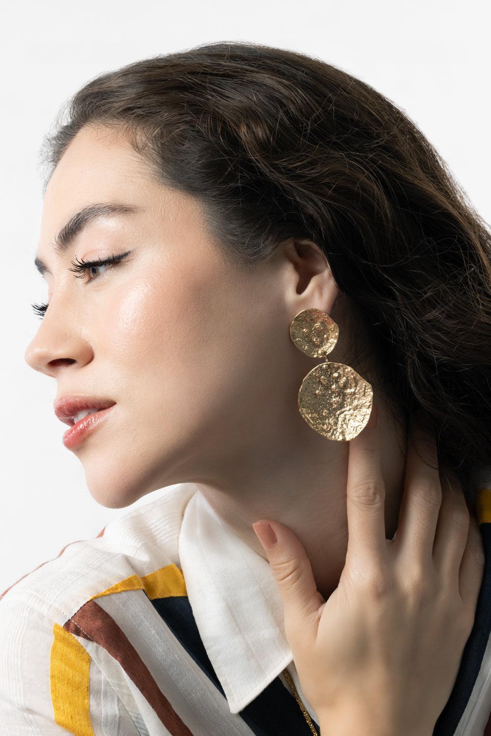 Large Eclipse Earrings-YELLOW-JEWELRYBOUTIQUEEARRING-GAS BIJOUX