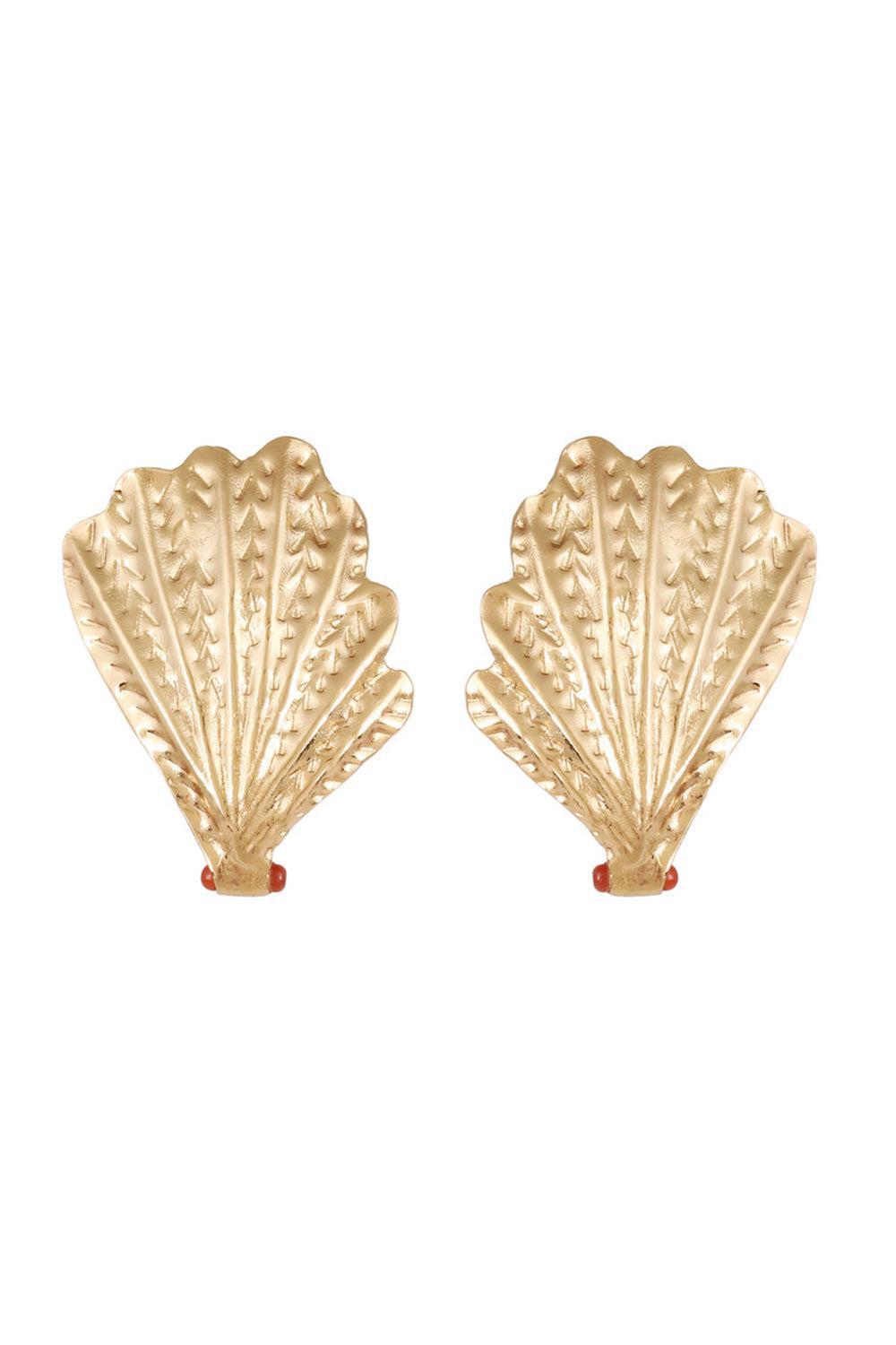Shell Earrings-YELLOW-JEWELRYBOUTIQUEEARRING-GAS BIJOUX