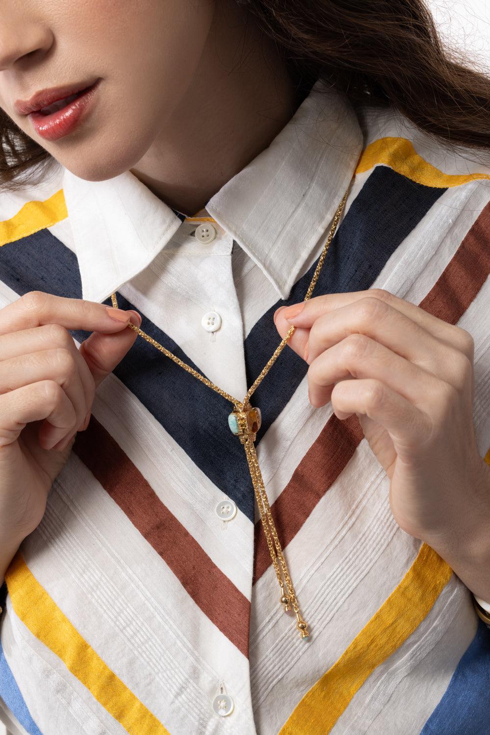 Talisman Necklace-MULTI-JEWELRYBOUTIQUENECKLACE O-GAS BIJOUX