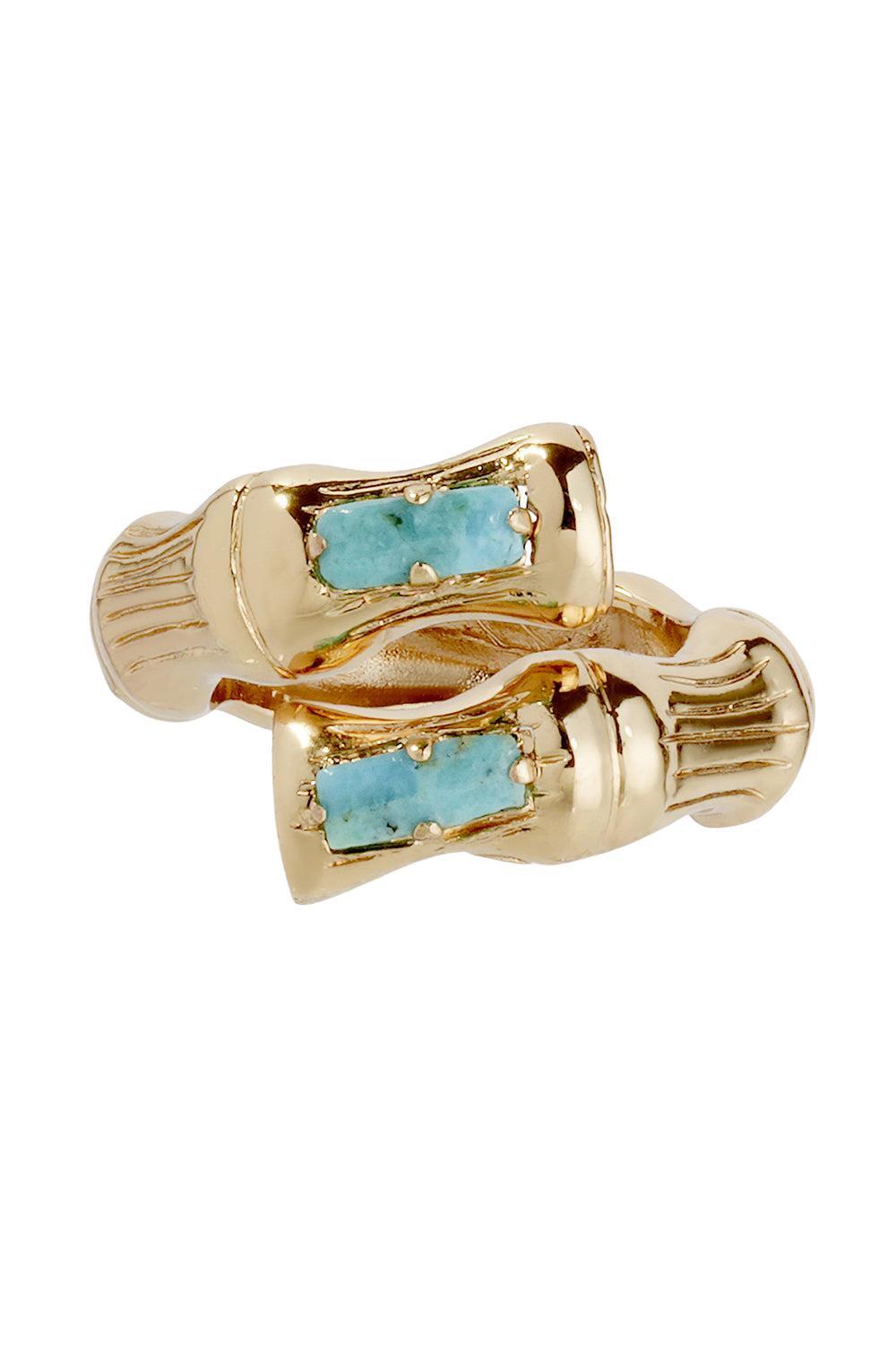 Blue Bamboo Liane Ring-BLUE-6-JEWELRYBOUTIQUERING-GAS BIJOUX
