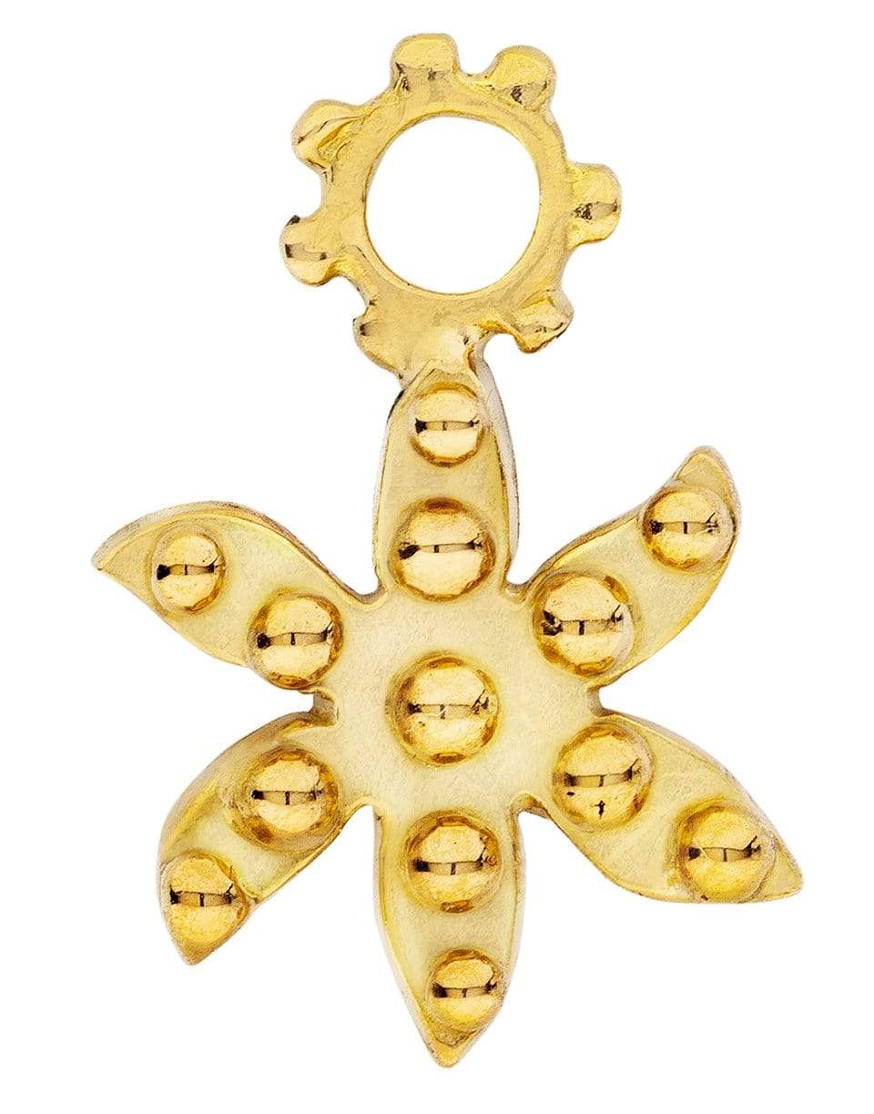 GAYA-Small Flower Charm-YELLOW GOLD