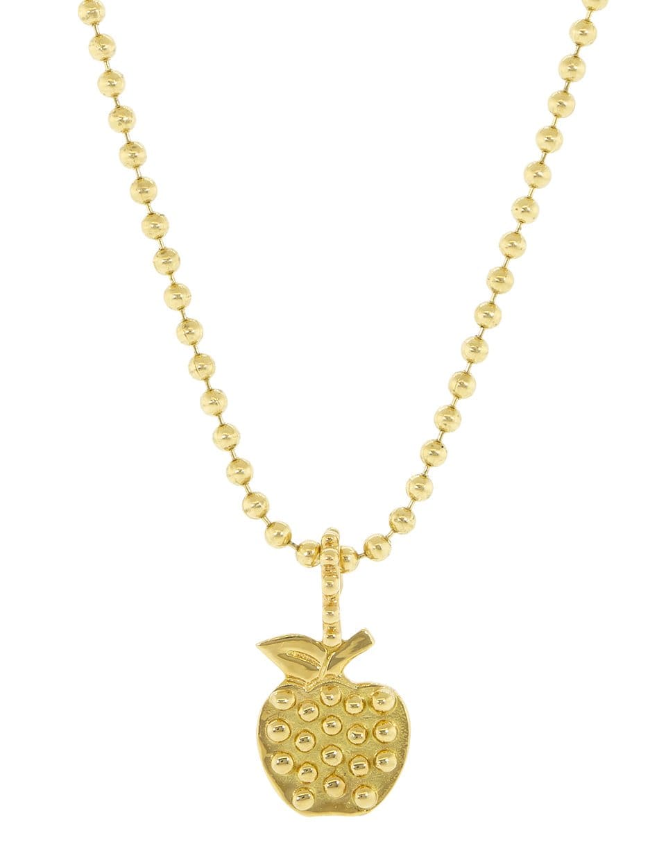 GAYA-Mini Apple Pendant-YELLOW GOLD