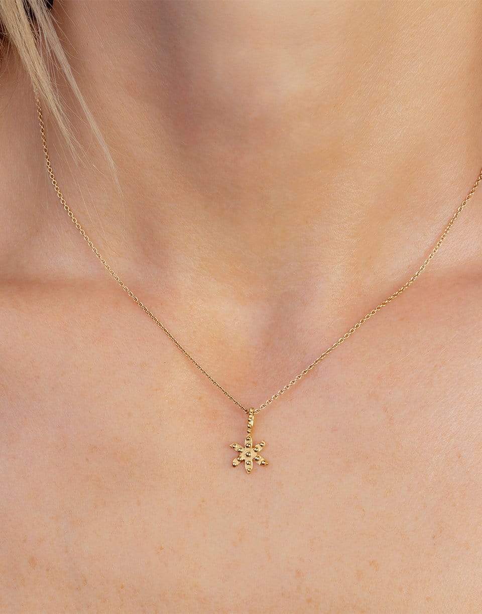 GAYA-Mini Flower Pendant-YELLOW GOLD
