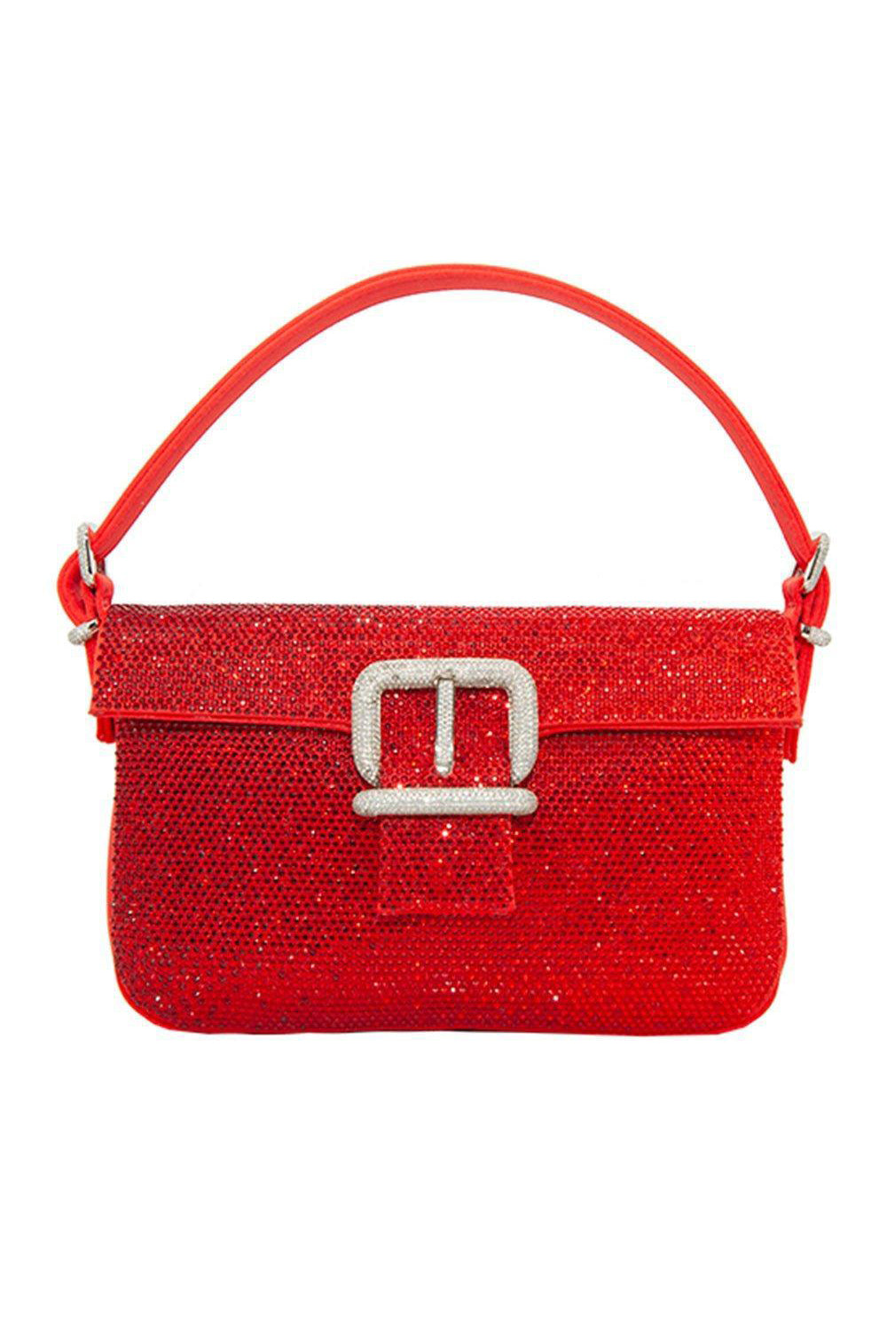 Mini Habibi Bag - Red-SATIN RED-O/S-HANDBAGSHOULDER-GEDEBE