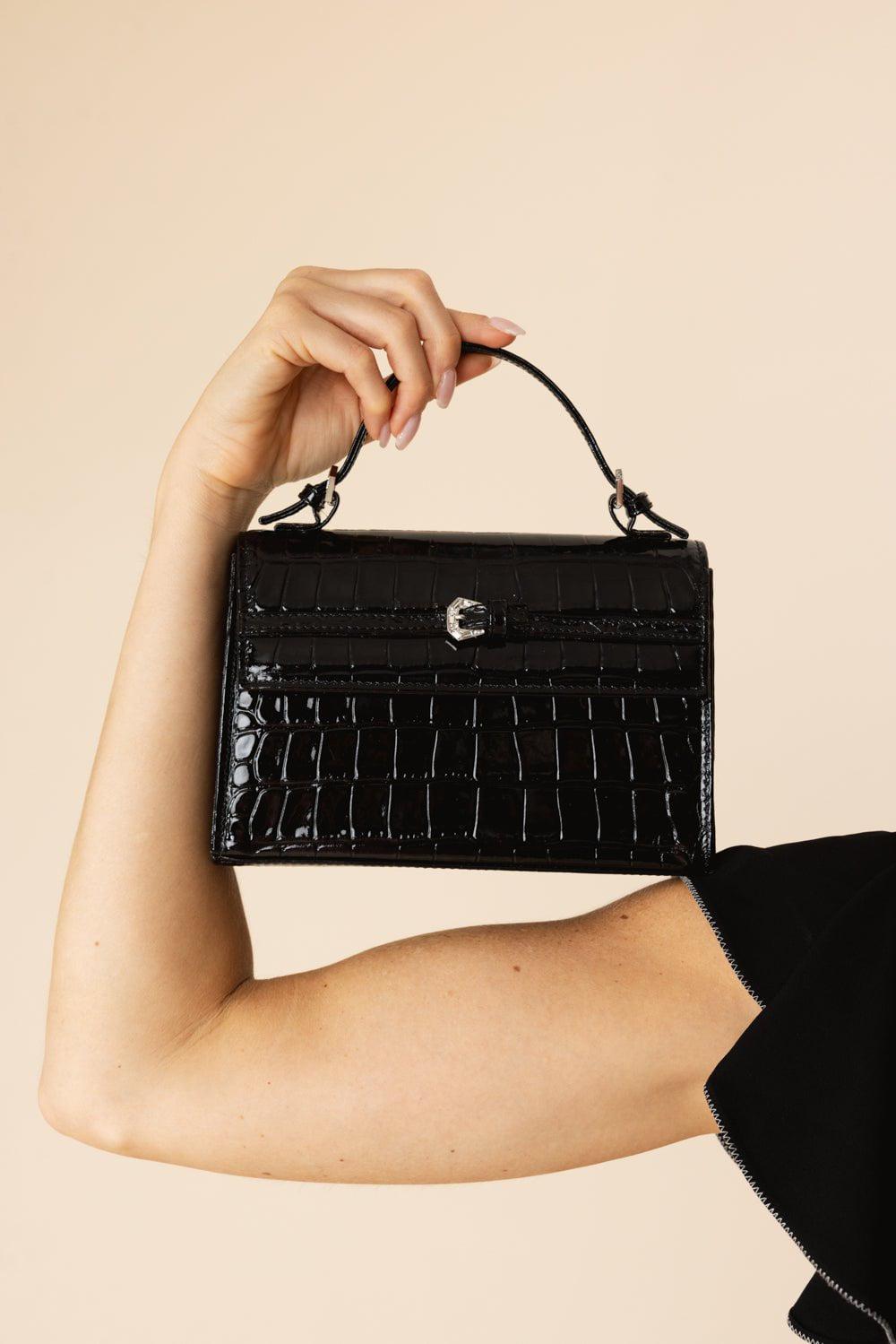 GEDEBE-Sophie Bag - Glossy Black-GLSSYBLK