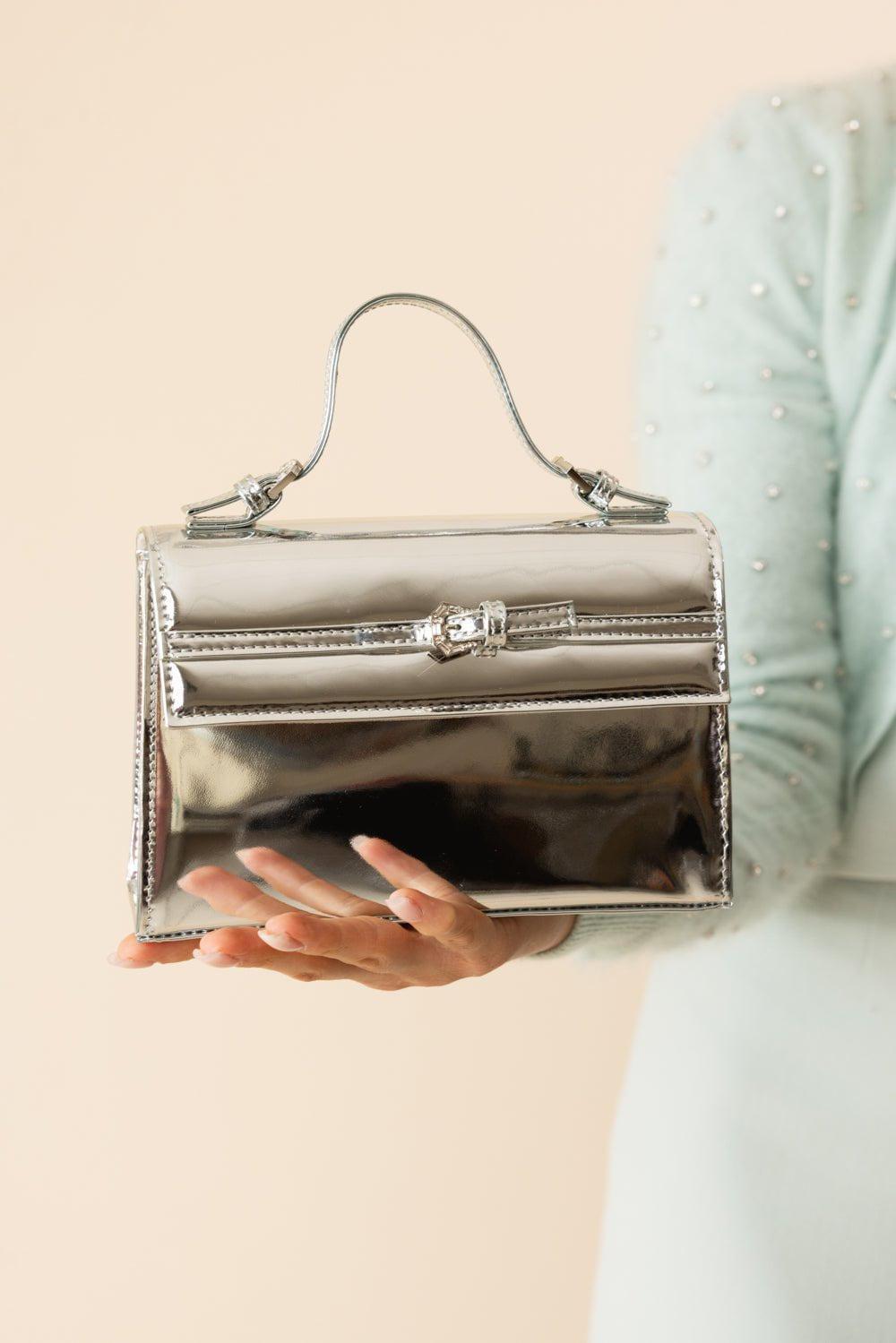 GEDEBE-Sophie Bag - Mirror-MIRRSILV