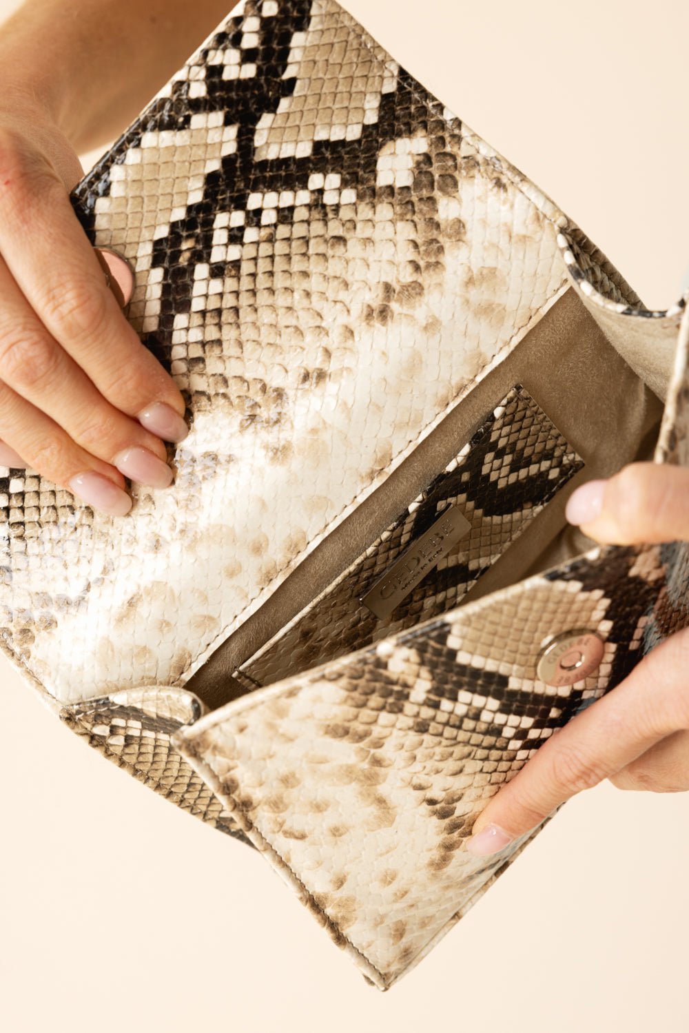 GEDEBE-Sophie Bag - Printed Python-PYTHNSTN