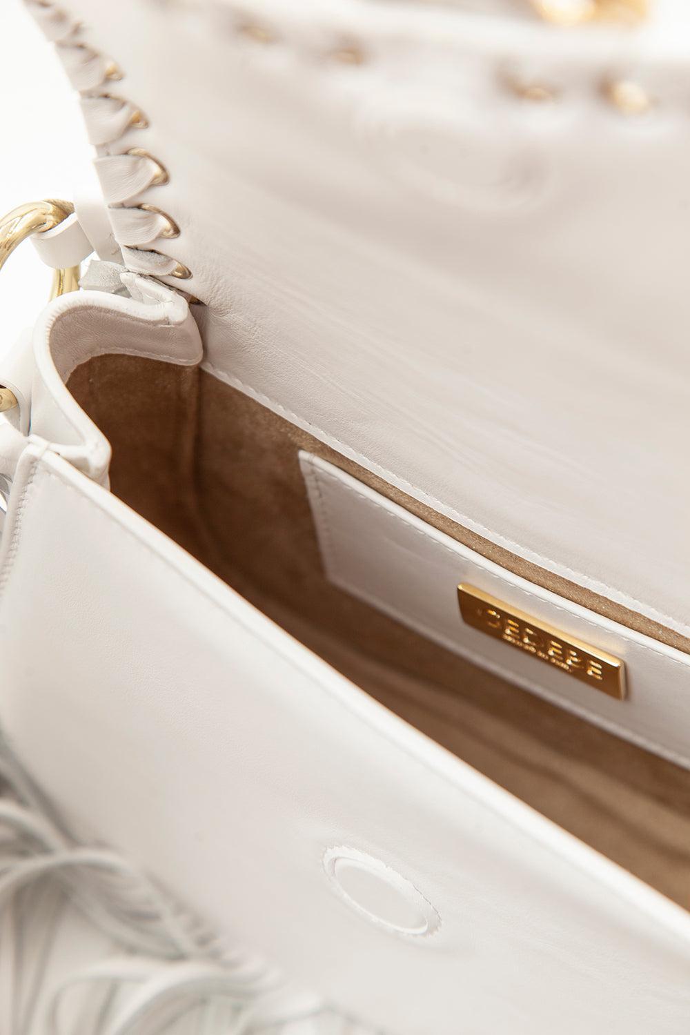Alice Fringe Bag - White-WHITE-O/S-HANDBAGTOP HANDLE-GEDEBE