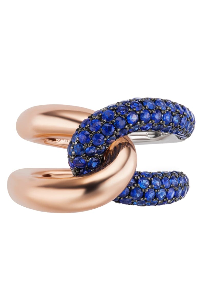 GEMELLA JEWELS-Rose Gold Intertwin Ring-ROSE GOLD