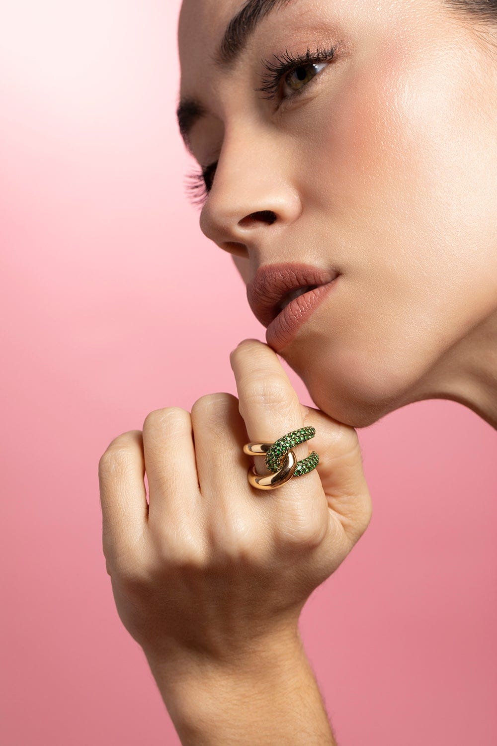 GEMELLA JEWELS-Yellow Gold Intertwin Ring-YELLOW GOLD